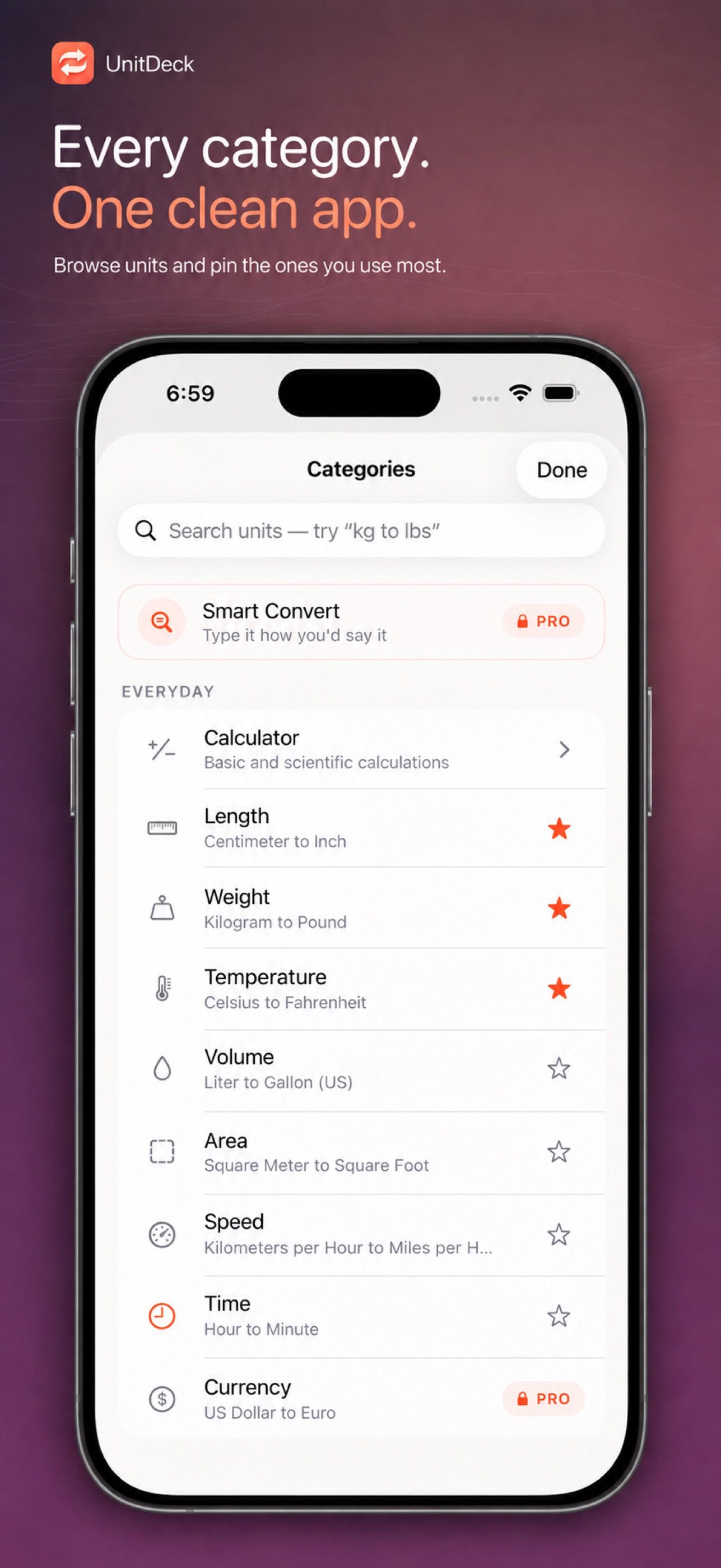 Screenshot 2 of UnitDeck: Converter