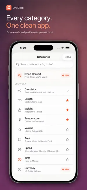 UnitDeck: Converter screenshot 2