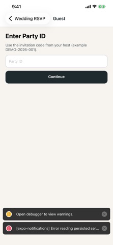 Wedding RSVP Companion screenshot 3