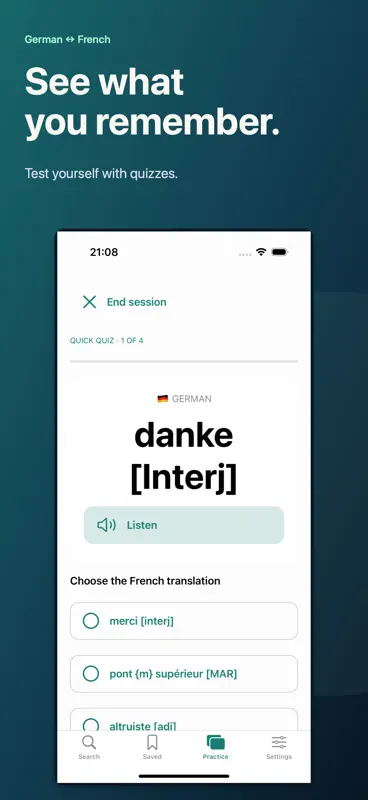 Lexique: Allemand-Français screenshot 6 of 6