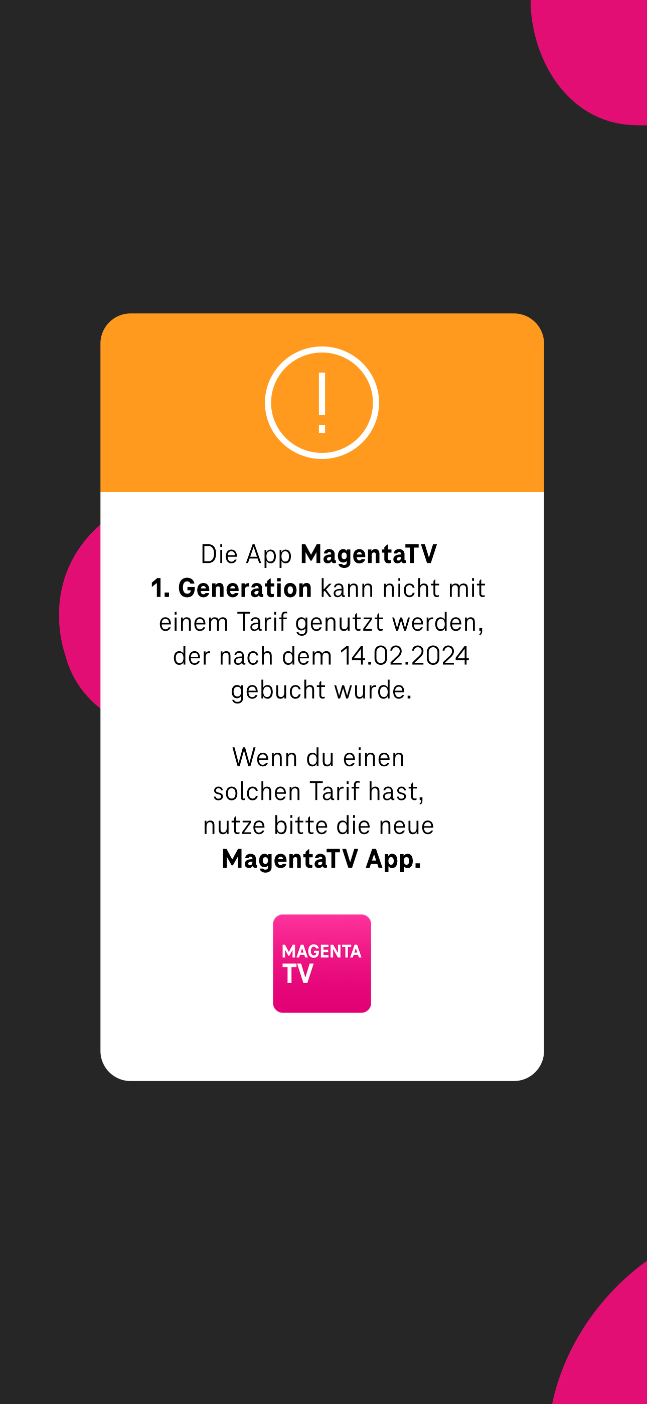 MagentaTV - 1. Generation screenshot 1