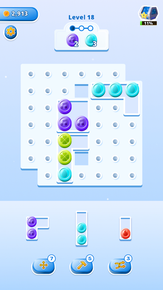 #2. Bolt Sort: Puzzle Adventure (iOS) 由: Lucas Piloto