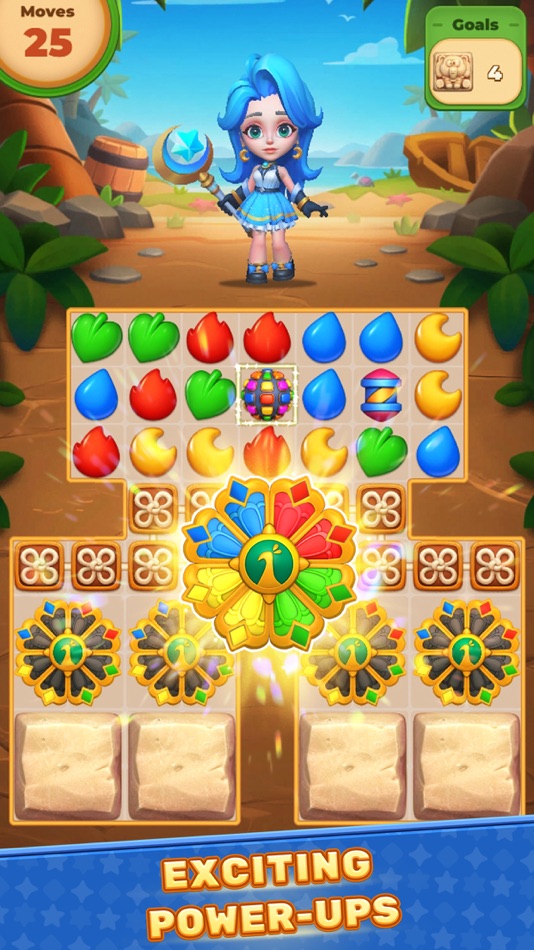 #4. Weather Match - Magic Crush (iOS) Bởi: HARVEST SWIM TECH LIMITED