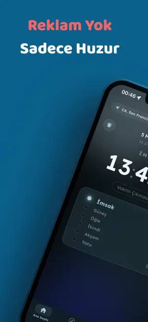 Sukun: Namaz & Ezan Reklamsız screenshot 1
