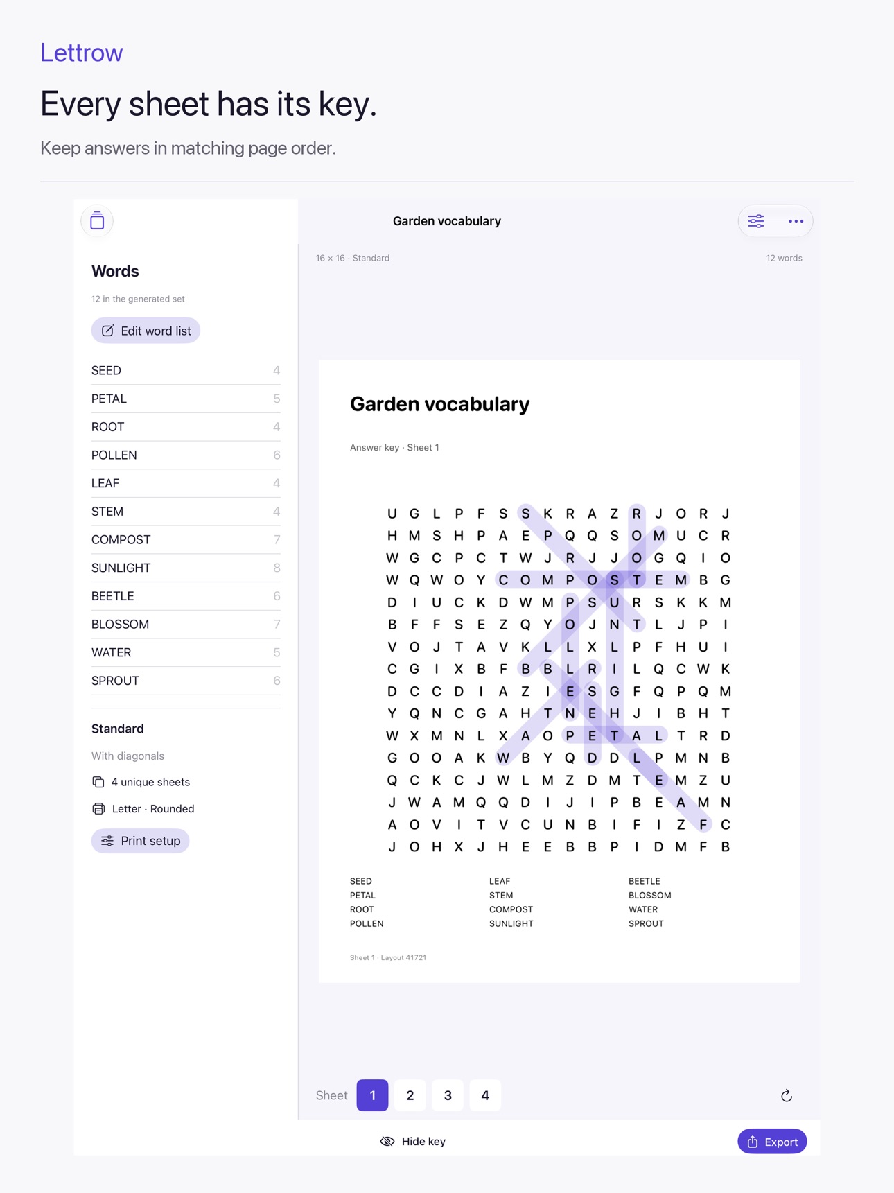 Screenshot 7 of Lettrow: Word Search Maker
