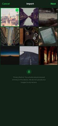 App screenshot