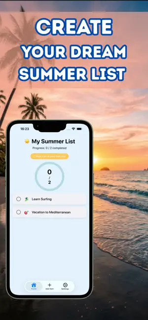 Summerly:Bucket List & Planner screenshot 2
