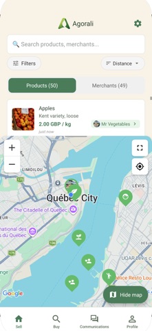 Agorali screenshot