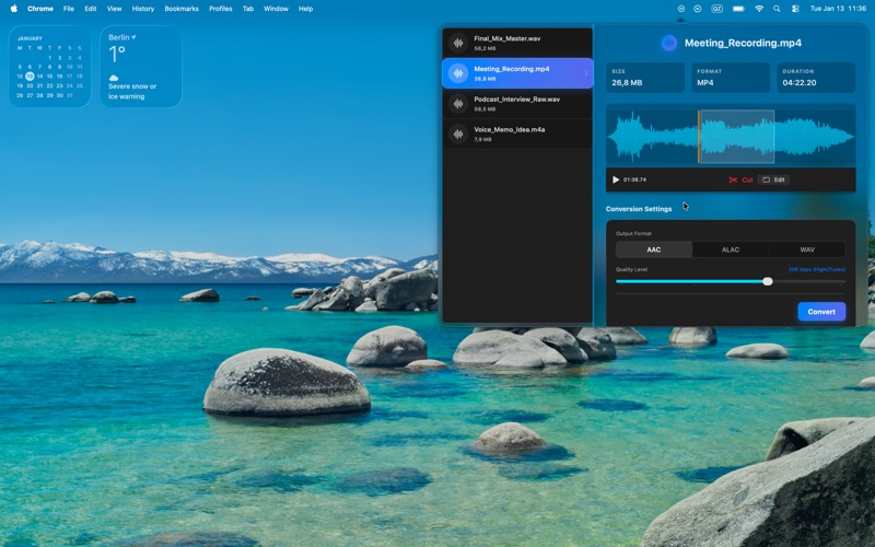 App screenshot