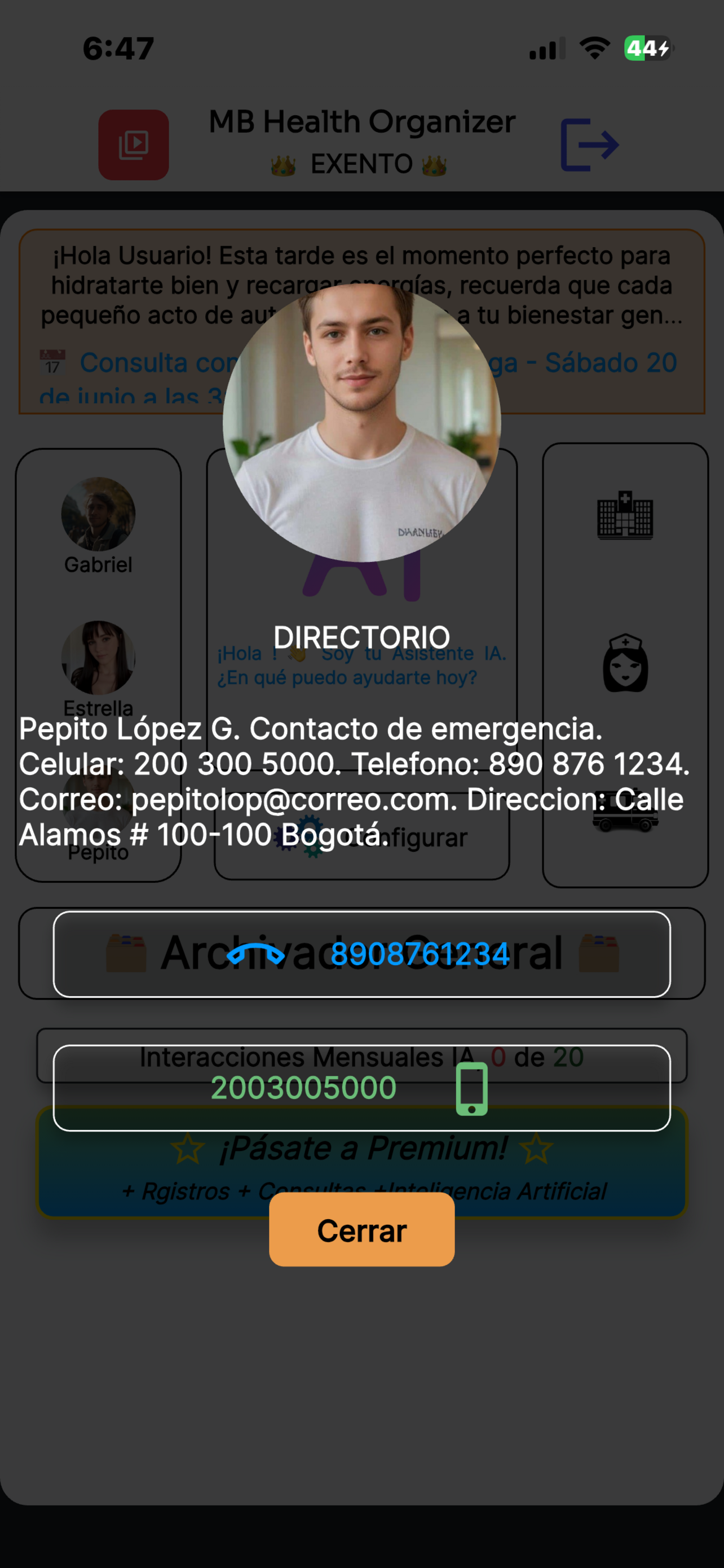 MB Health Organizer screenshot 3