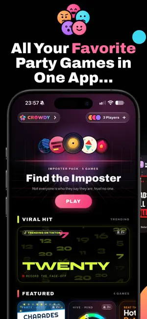 Crowdy: Group Party Games screenshot 1