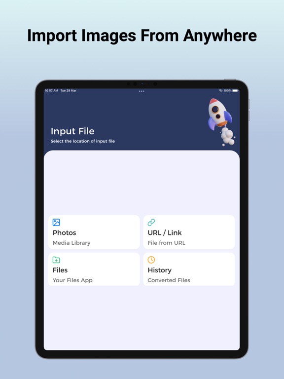 Convert to PDF - Image to PDF iPad screenshot 2 - Productivity app