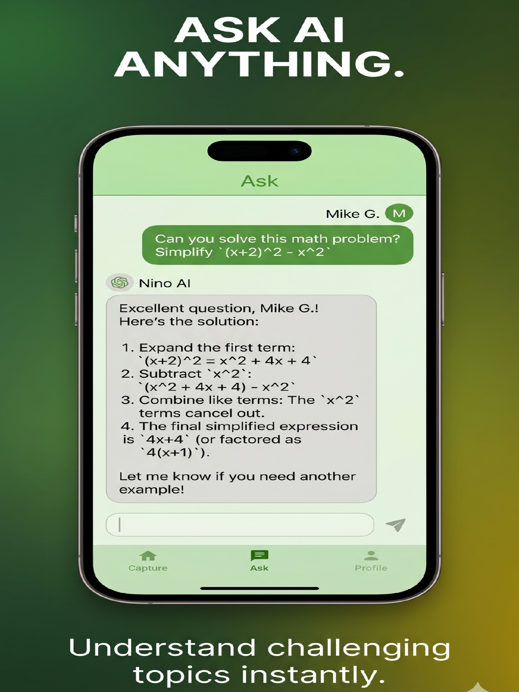 Ninova – AI STEM Tutor screenshot 8