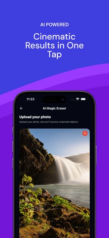 PhotoCraft - AI Photo Editor iPhone screenshot