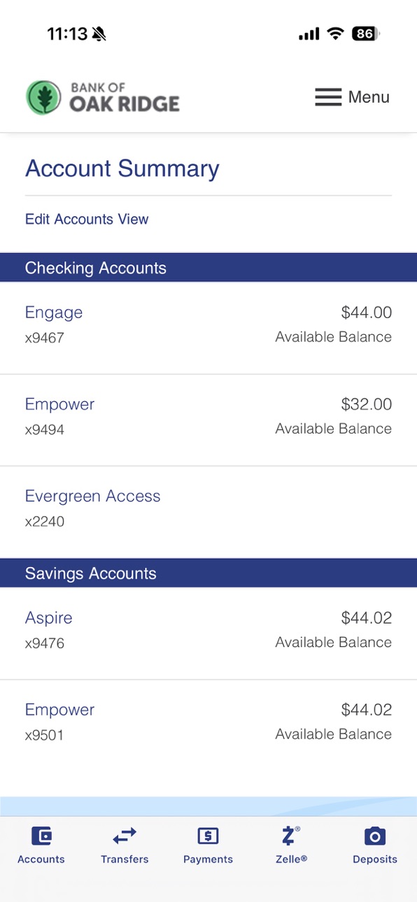 iPhone screenshot