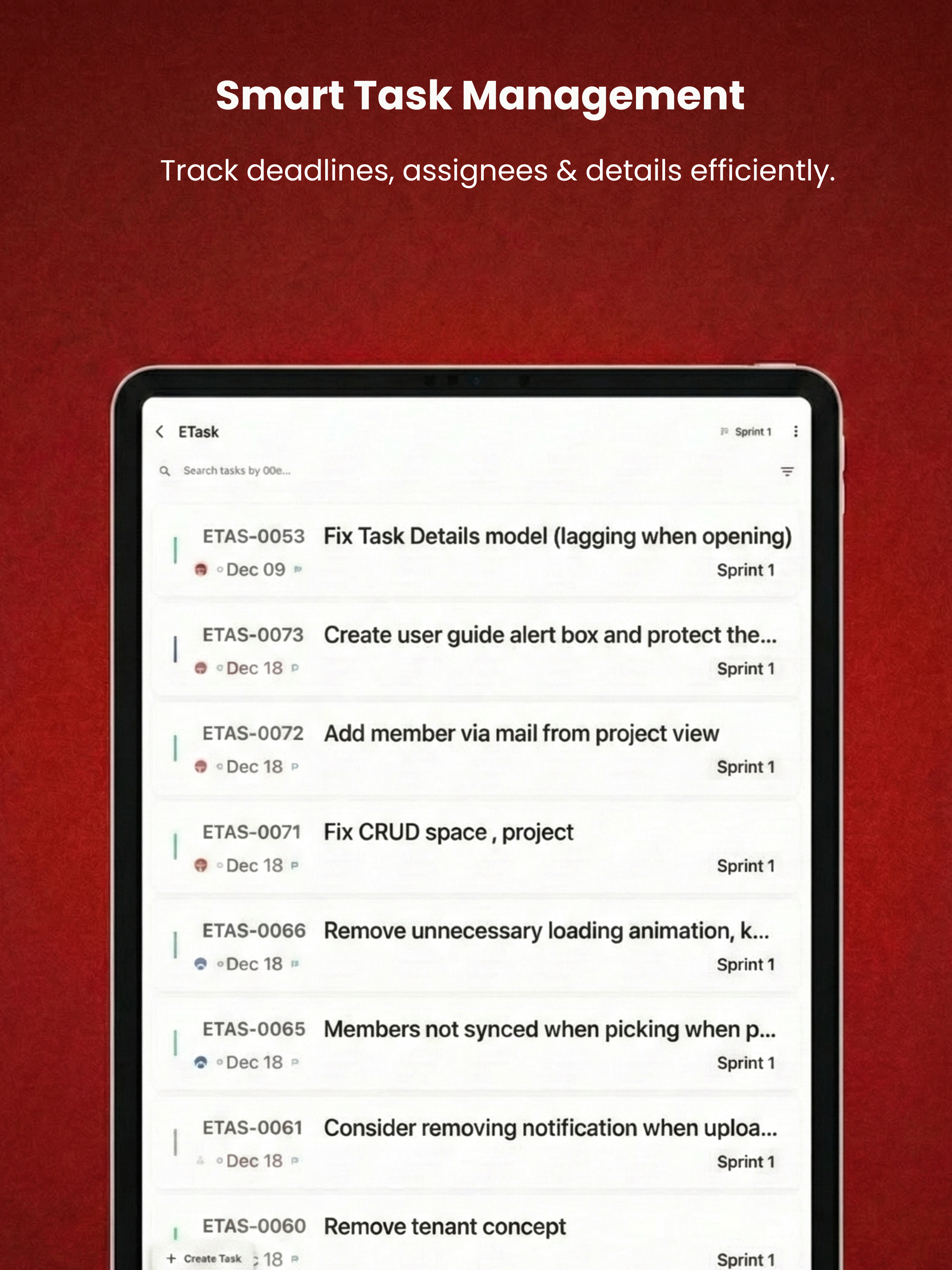 ETask Workspace