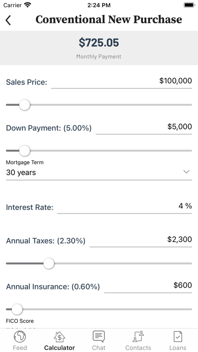 American Portfolio Mortgage Screenshot