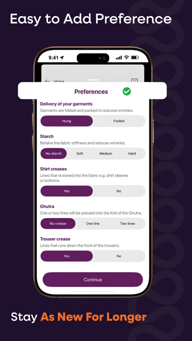 5asec Laundry & Dry Cleaning iPhone screenshot 5 - Lifestyle app