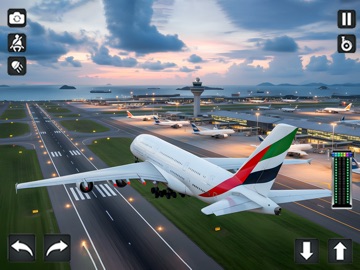 Flight Simulator Airplane Sim iPad screenshot