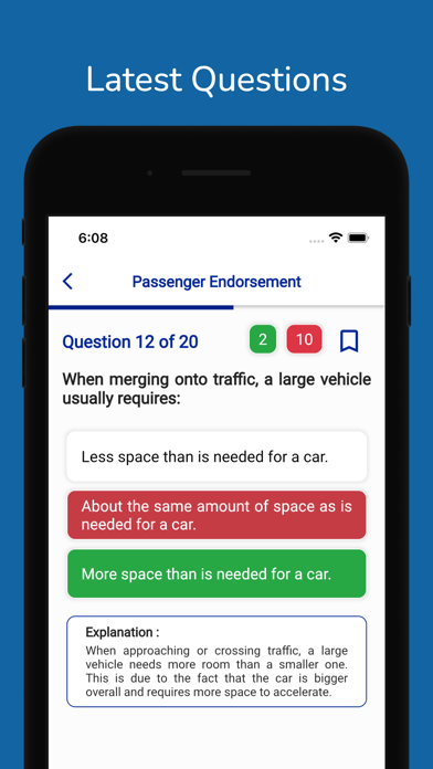 Arizona CDL Permit Practice Screenshot