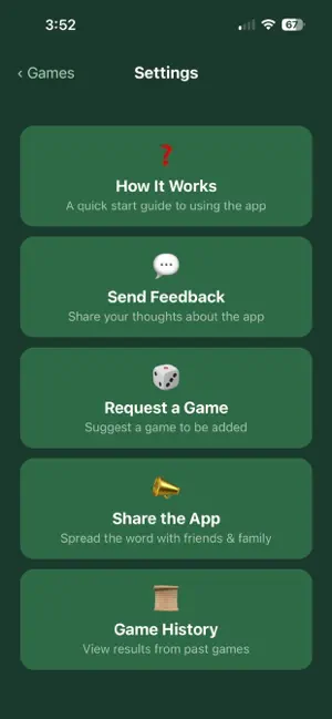 My Game Night Scorekeeper screenshot 2