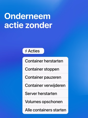 Docker Manager GUI - WhaleDeck iPad screenshot 4
