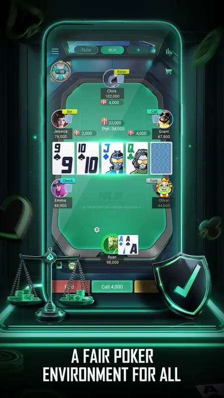 PPPoker-USA-Holdem,Omaha screenshot 7 of 7