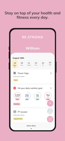 BESTRONG App screenshot