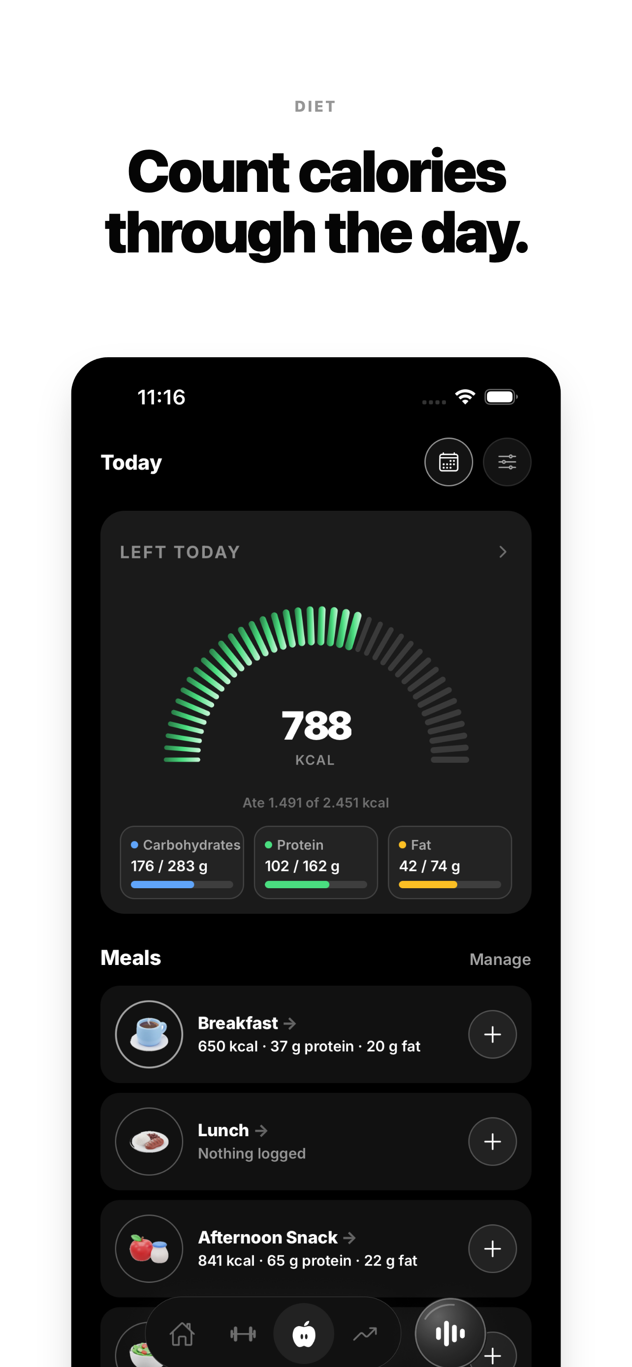 TapFit: Workout & Diet Plan screenshot 3