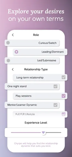 Chyrpe: Female-Led Dating screenshot 3