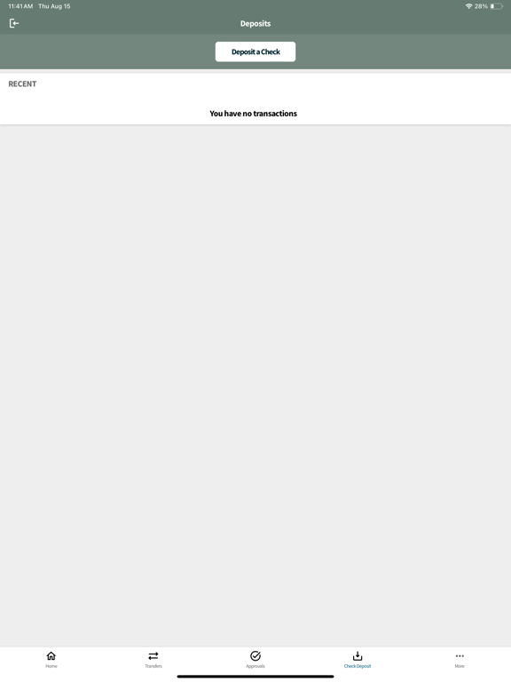 Classic Bank Business Mobile iPad screenshot 2 - Finance app