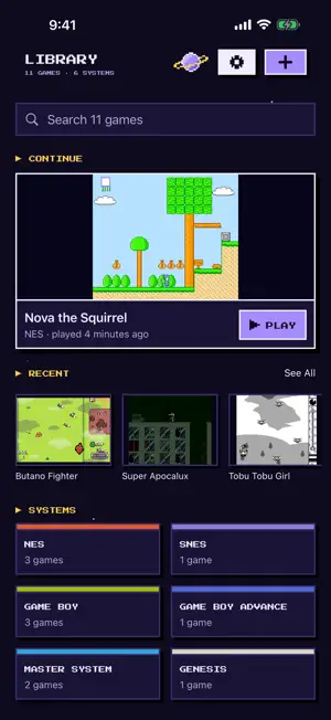 RetroKit: Game Emulator screenshot 1