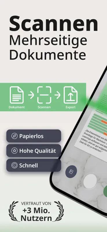 Scan Shot: Dokumente Scannen screenshot 1 of 9