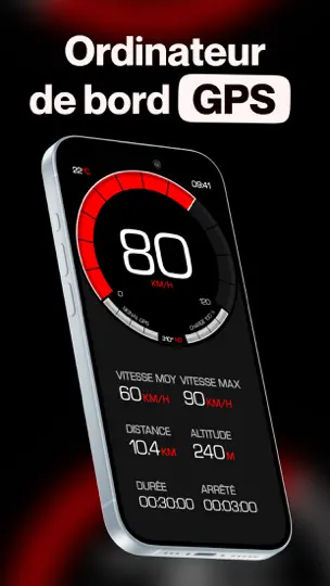 Capture d'écran de HUD Dashboard Speed Display sur iPhone 2