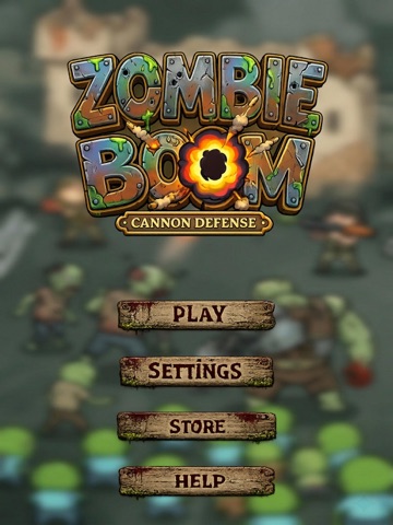 Zombie Boom: Cannon Defense iPad screenshot
