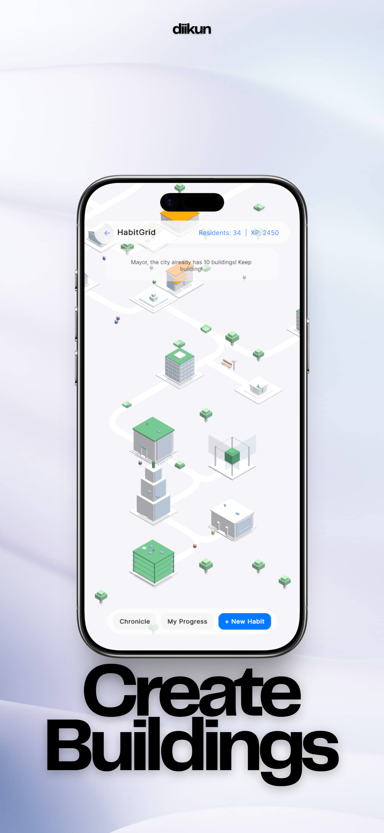 HabitGrid: Build Your City