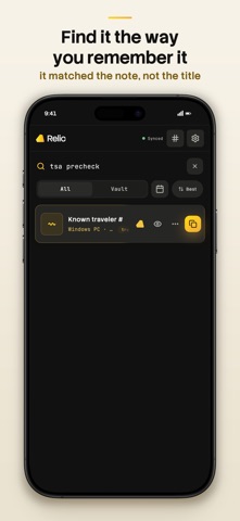 Relic: Copy Vault Screenshot 2 of 5