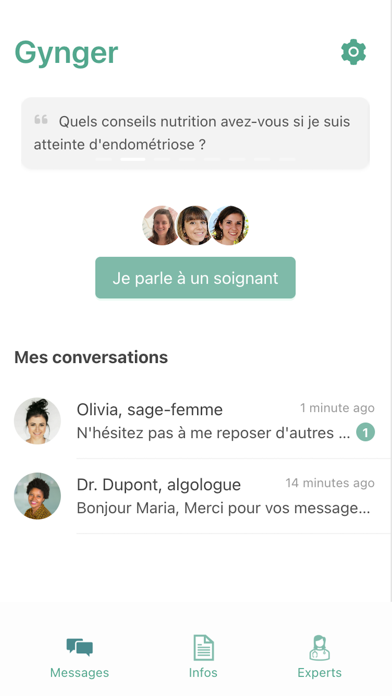 Gynger - Endo, SOPK, SPM... Screenshot