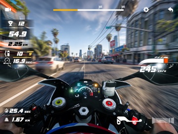 Traffic Bike 3D: City Tour iPad screenshot