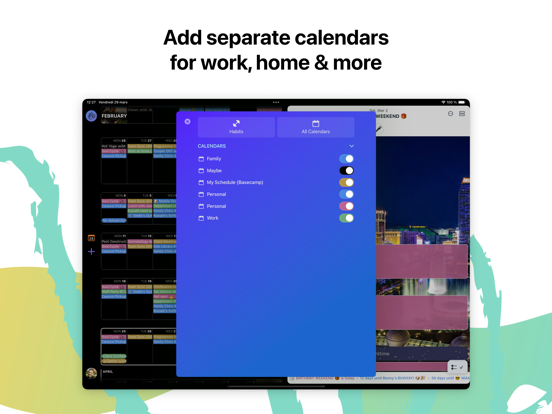 HEY Calendar iPad screenshot 7 - Productivity app