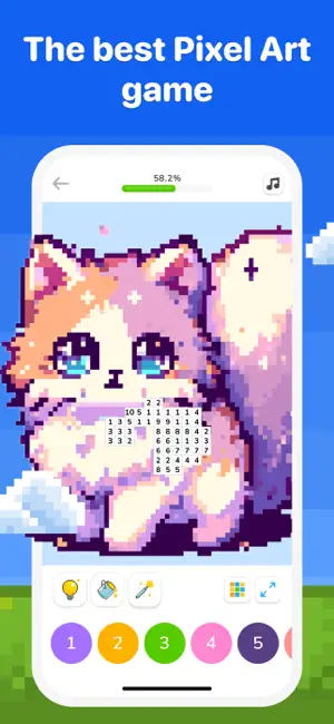 Pixel Color: Paint by Number screenshot 1