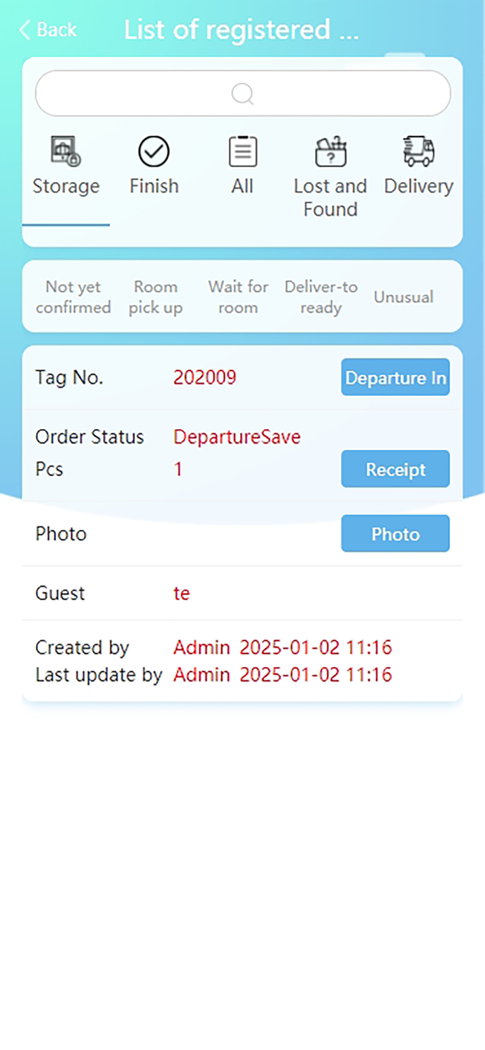 AI Luggage Management System