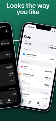 Duly: Subscription Tracker Screenshot 2 of 7
