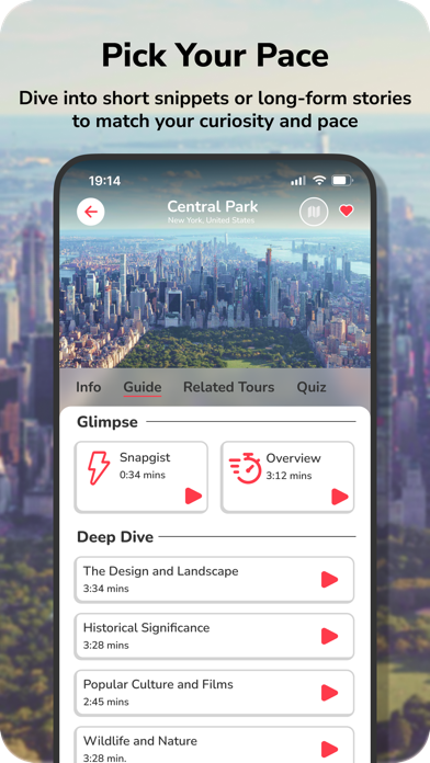 Lumiro AI Tour Guide Screenshot