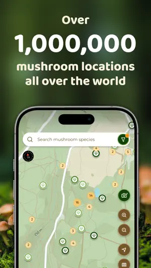 Mushroom Spot: mushroom map screenshot 1
