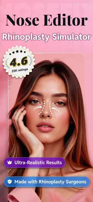 Nose Editor & Retouch: Nosefix iPhone screenshot 1