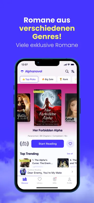 AlphaNovel - Novels & Stories screenshot 1 of 6