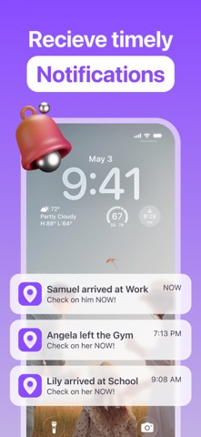 GeoFam – Family GPS Tracker iPhone screenshot