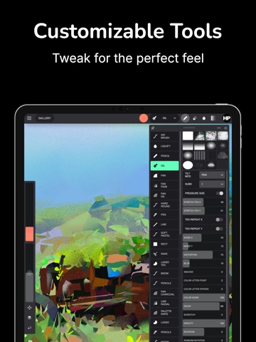 HEAVYPAINT iPad screenshot