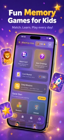 MatchUp Kids: Memory Games iPhone screenshot